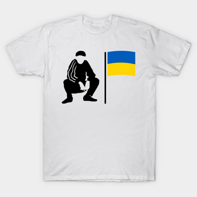 Ukrainian slav squat T-Shirt by Slavstuff